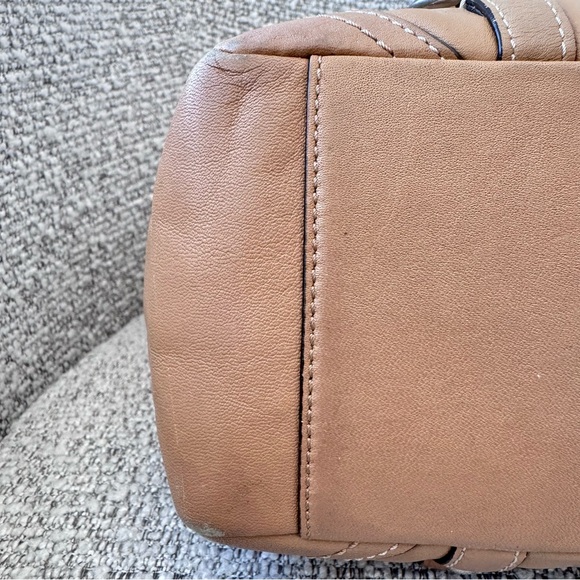 Coach Gallery Tan Leather Tote Bag – Style F11524 - Picture 14 of 16